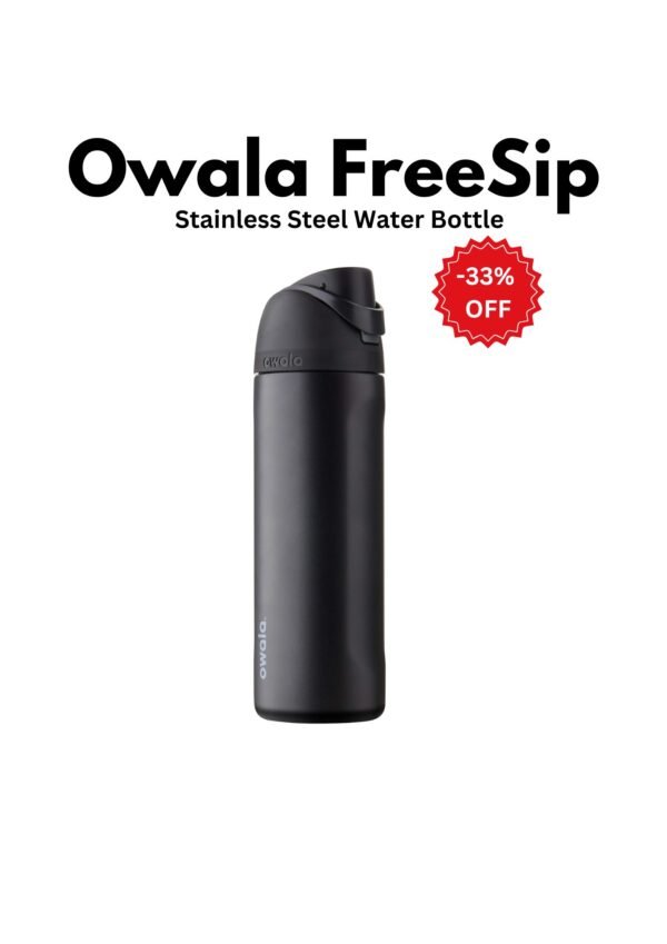 Owala FreeSip Insulated Stainless Steel Water Bottle with Straw